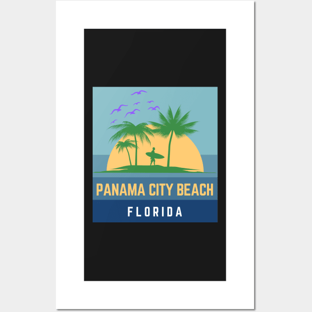 Panama City Beach Florida Wall Art by bougieFire